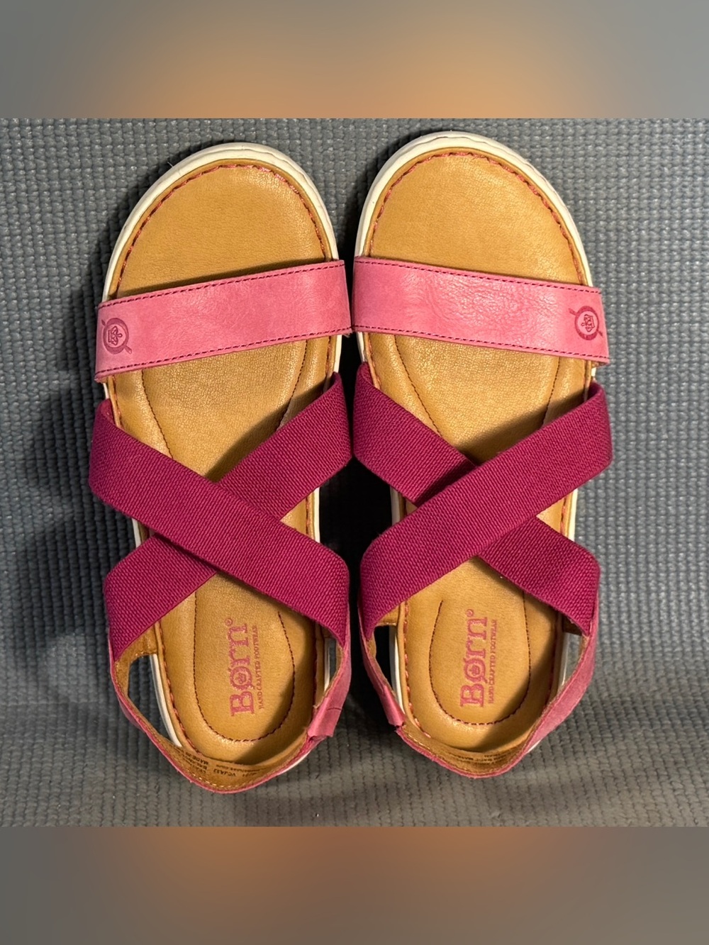 Born Women's Jayla Sandals Pink/Magenta Size 7 - Picture 5 of 9